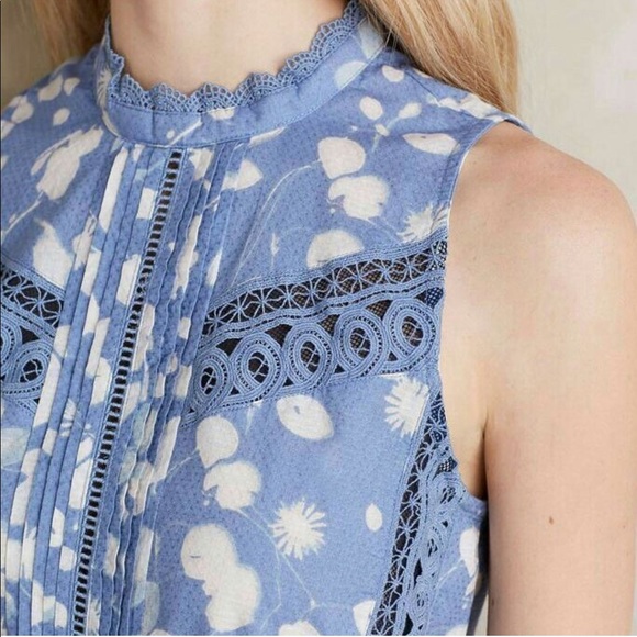 Anthropologie Tops - Anthropologie Laced Swing Tank